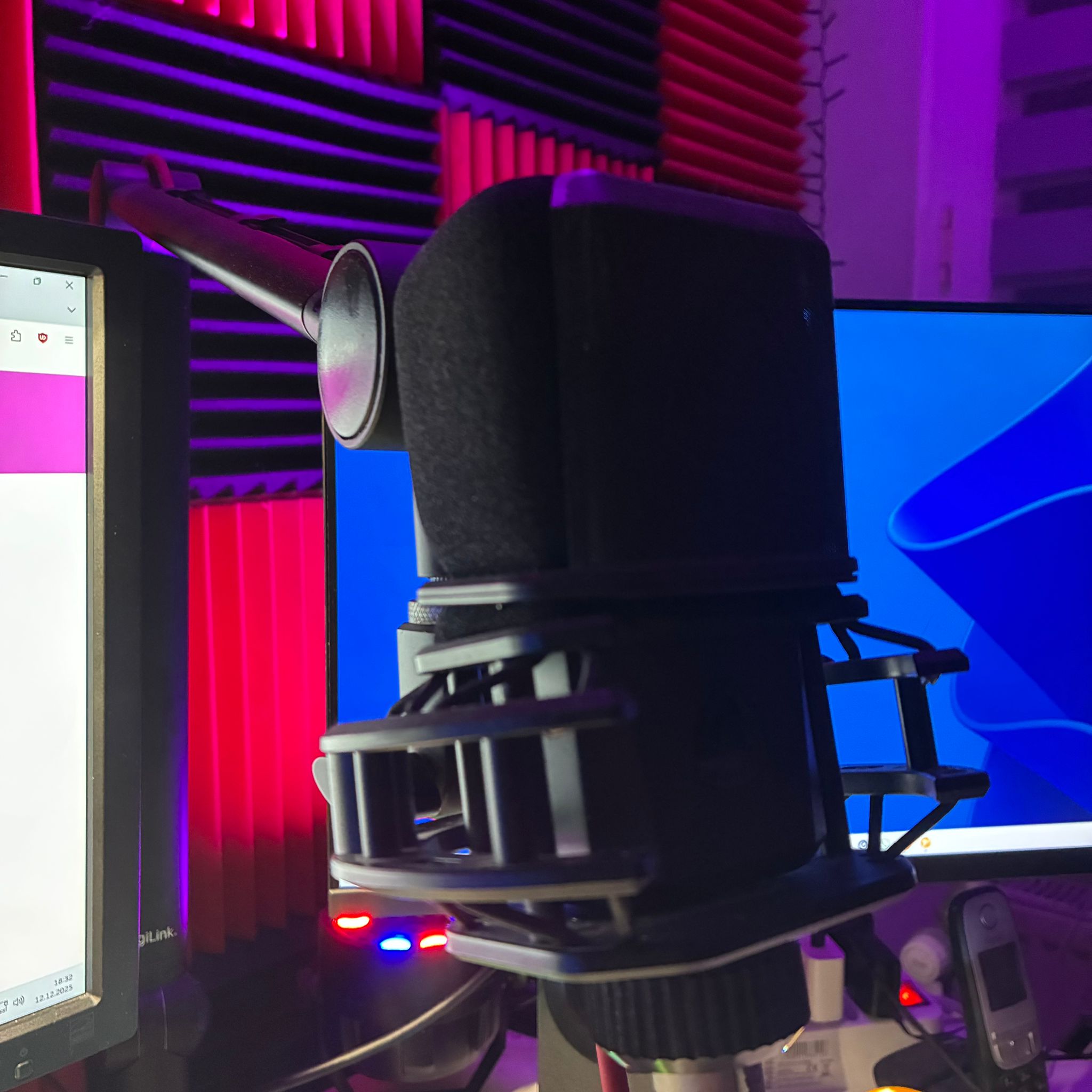 Radio SchlagerOase Studio Mikrofon